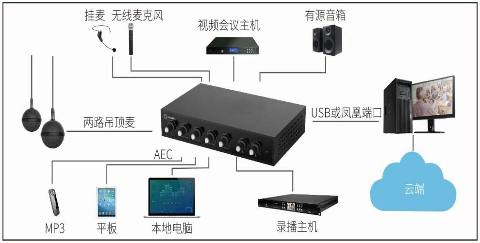 同三维T1002W球型双吊麦/无线手持麦/挂麦