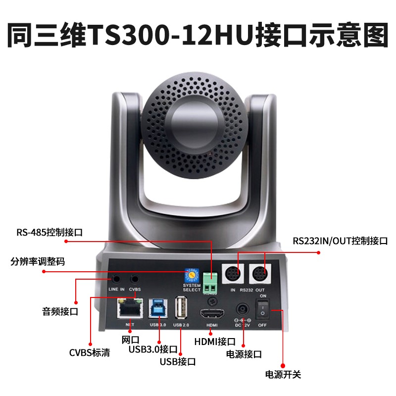 同三维TS300系列高清摄像机