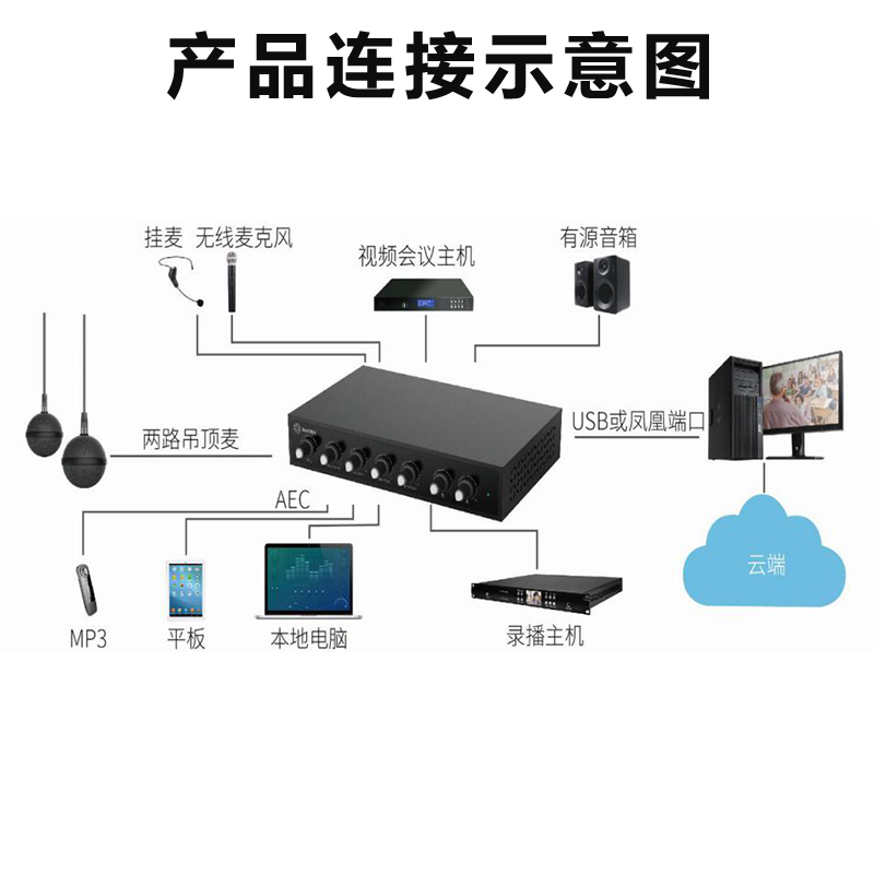 同三维T1002W球型双吊麦/无线手持麦/挂麦