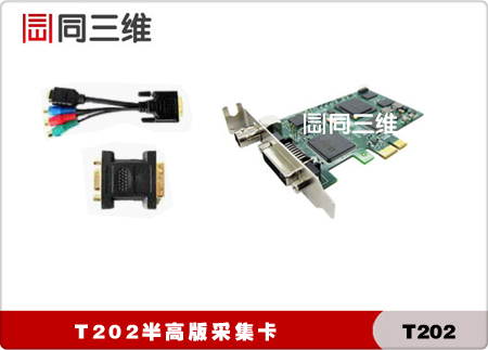 T202 一路高清(SDI/DVI/VGA/HDMI/分量)或一路标清S端子/复合) + 1路音频（半高）（已停产）