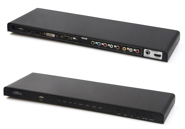 T790 AV/DVI/HDMI/VGA/色差/USB转HDMI音视频转换器