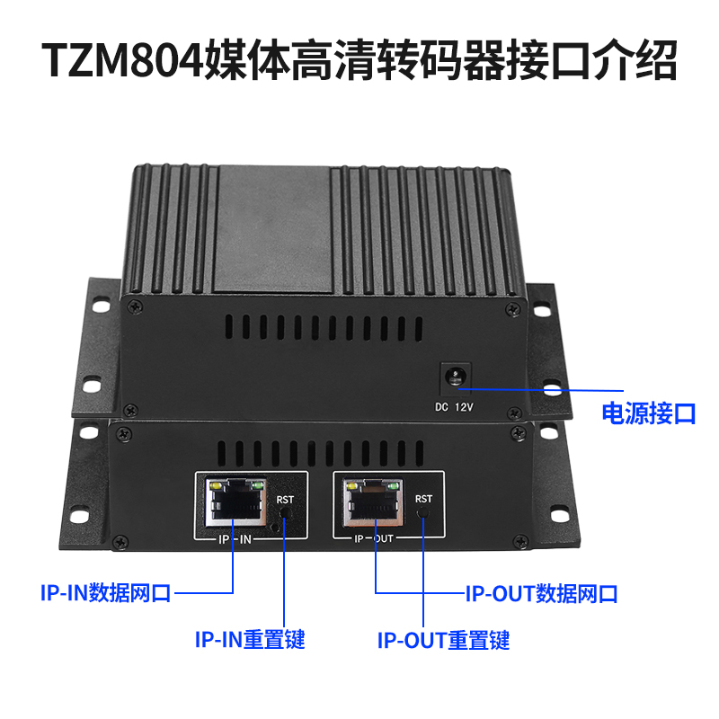 同三維TZM804流媒體高清轉碼器