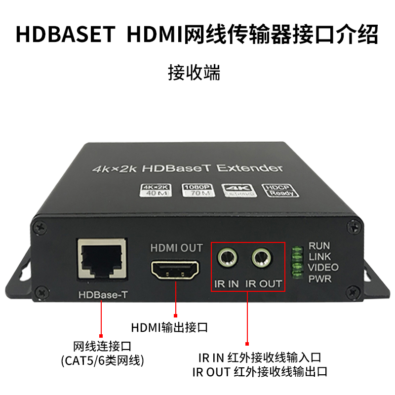 同三维T802-70K无压缩HDMI单网线HDBaseT延长器