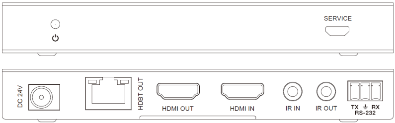 同三维T802-4K超高清HDMI2.0网线4K60P传输器150米