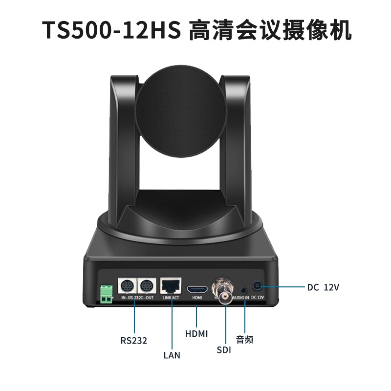 TS500-HS系列攝像機接口