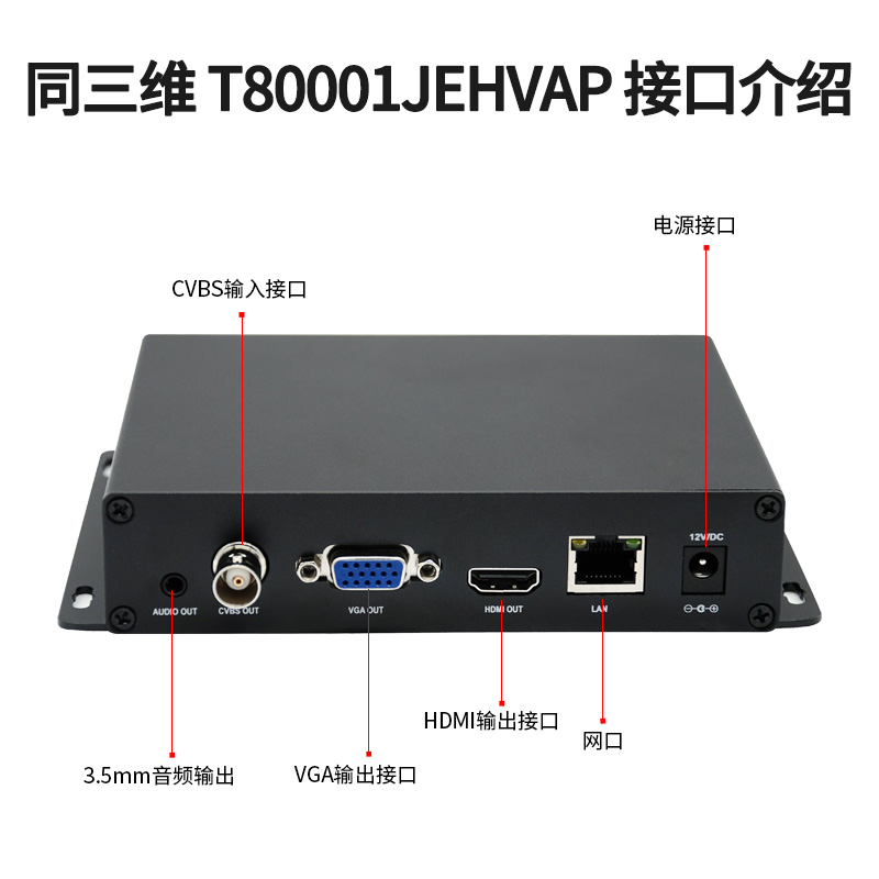 ͬάT80001JEHVAPʾH.265 HDMI+VGA+CVBS 4K