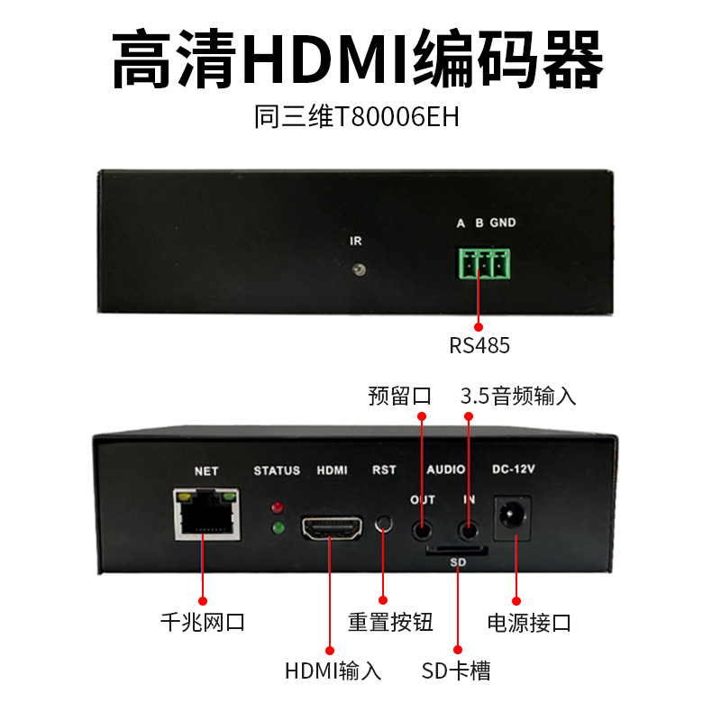 同三维T80006EH单路高清HDMI编码器